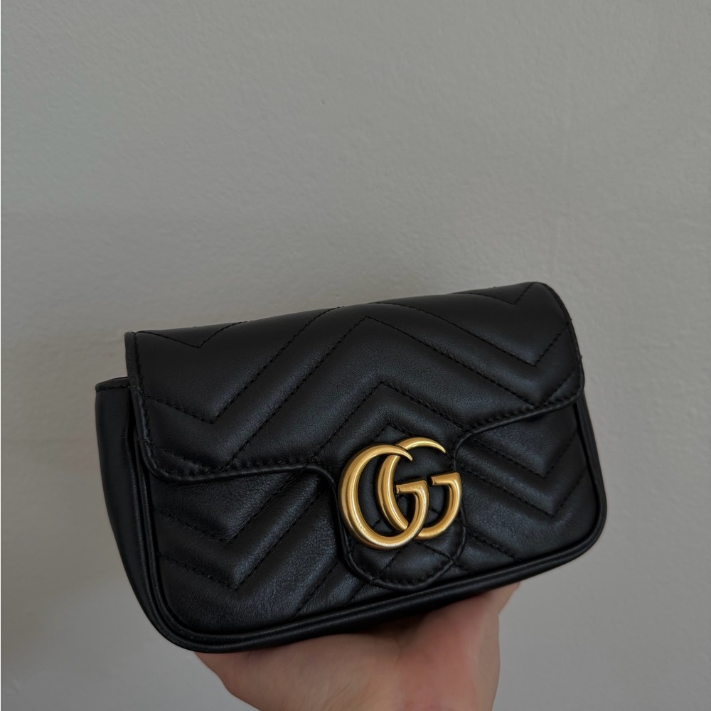 Gucci Black Mini Marmont - Picture 3 of 7